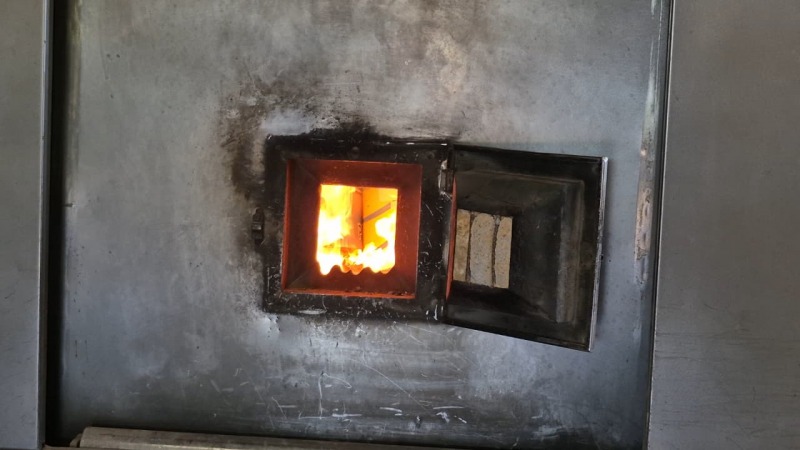 Se realiz� una quema de droga en el crematorio local